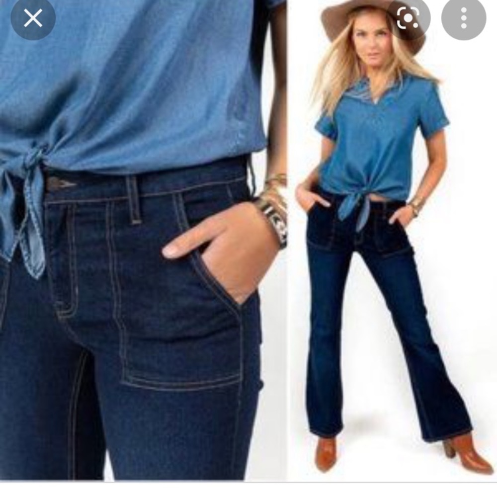 Harper Heritage flare jeans. Size 26.